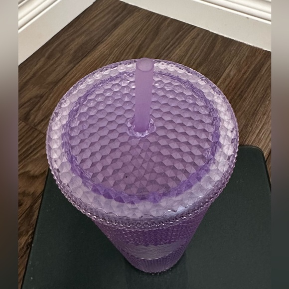 BNWT Starbucks Purple Glitter Studded Tumbler - Summer 2021 China Release - Picture 2 of 3